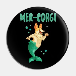 Mer Corgi Pin