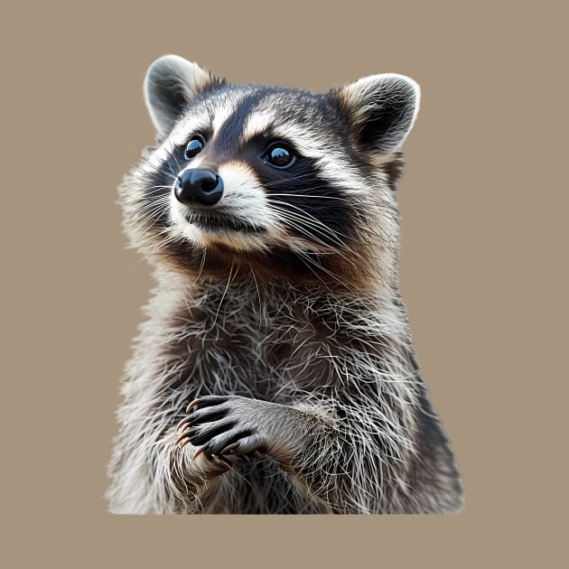 Adorable Raccoon - Trash Panda by TeeTopiaNovelty