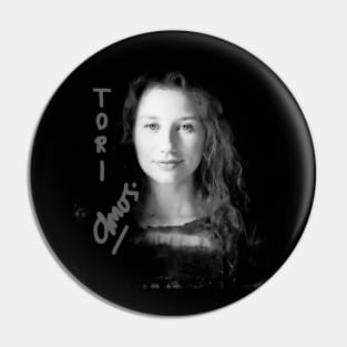 Vintage BW Tori Amos Pin