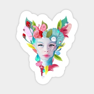 Flower head Magnet