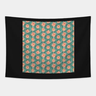 Cute Pink Pig Pattern Tapestry