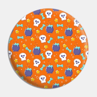 Halloween Pattern Pin