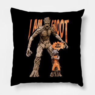 GROOT and ROCKET RACCOON Pillow