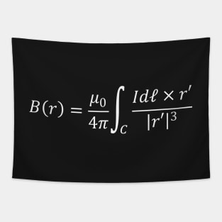 Biot Savart Equation - Useful Formula For Calculating The Magnetic Field Tapestry