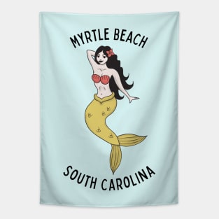 Myrtle Beach South Carolina Mermaid Tapestry