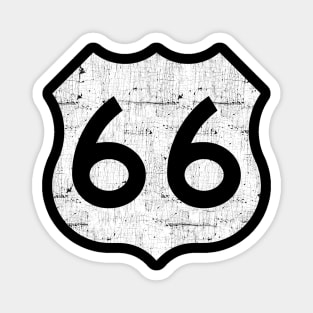 Route 66 -- Vintage Look Design Magnet