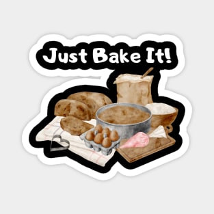 Baking Vintage Since Established Retro Minimalist Coffee Magnet