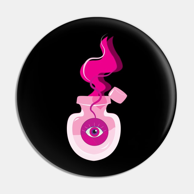 Pink Magical Eye Pin by emma17