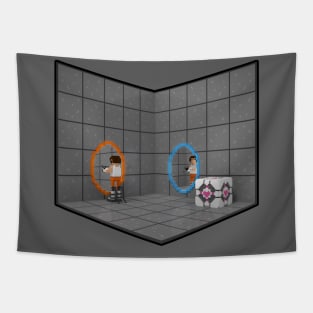 Pixel Portal Tapestry