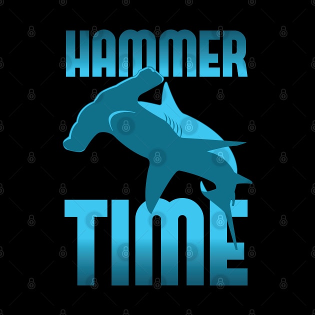 Hammer Time - Hammerhead Shark by Vector Deluxe