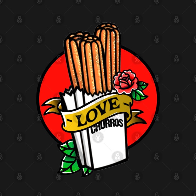 Churro Love Tattoo by PopCultureShirts