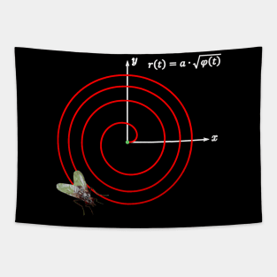 Fermatsche Spiral math fly Tapestry