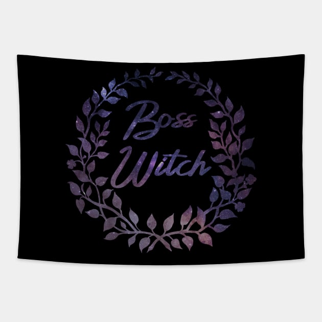 Boss Witch Tapestry by FabulouslyFeminist