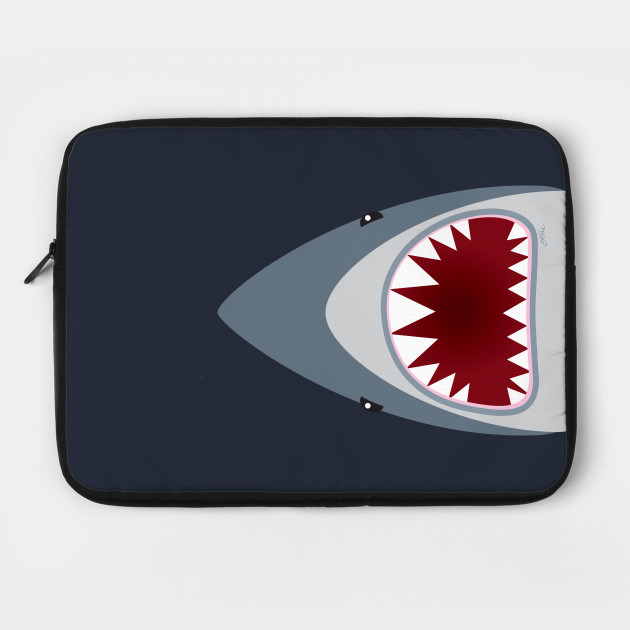 Shark Mouth For Face Mask Shark Laptop Case Teepublic