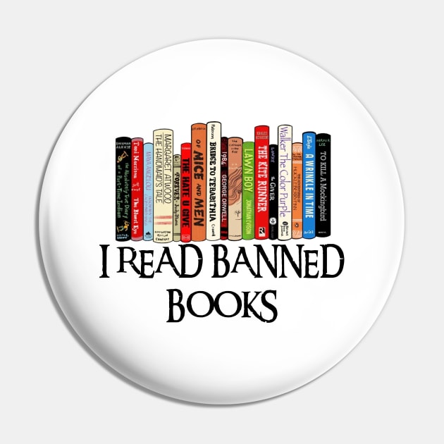 I Read Banned Books Pin by Xtian Dela ✅