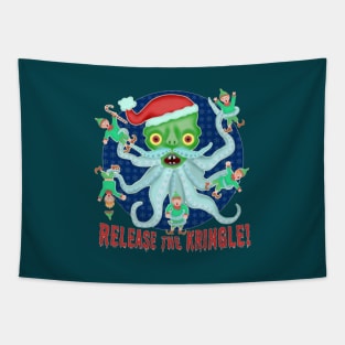 Christmas Cephalopod Tapestry