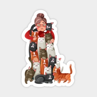 Cat Lover Magnet