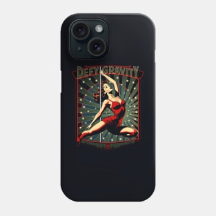 Defy Gravity Retro Pole Dancer Phone Case