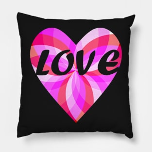 Colorful Love Heart Pillow