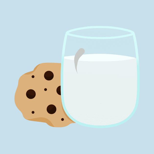 Chocolate Chip Cookie & Milk by PandLCreations