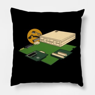 Vintage Computer Pillow