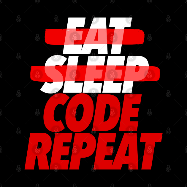 Eat Sleep Code Repeat - Computer Programmer CLI by DankFutura