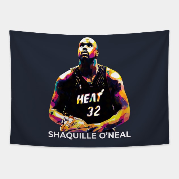 Shaquille O'Neal Tapestry by Creativedy Stuff