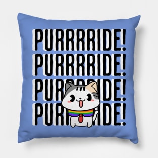 Pride Cat (LGBTQ) Pillow