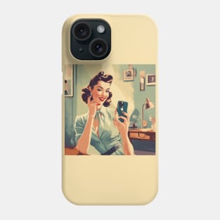 Classic Dressy Capture Mirror Retro Selfie Vintage Pin Up Art Phone Case