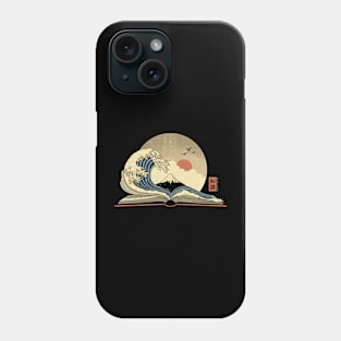 The great wave off knowledge Phone Case