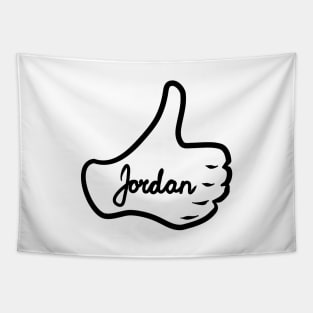 Men name Jordan Tapestry