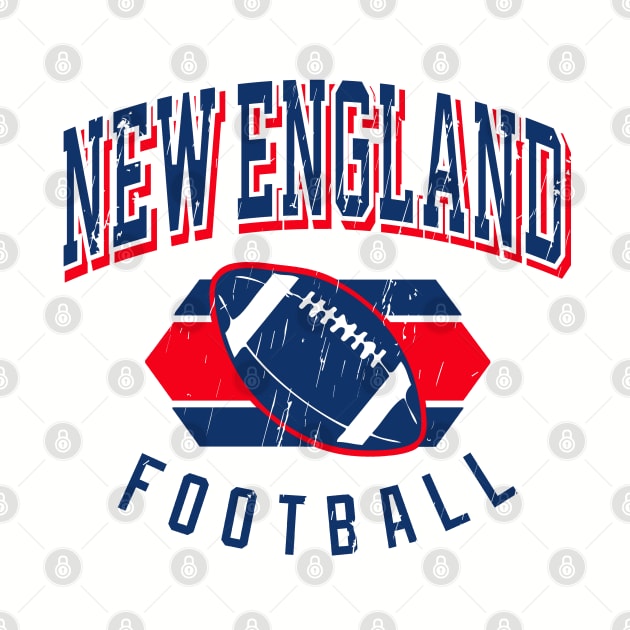 Vintage New England Football by funandgames