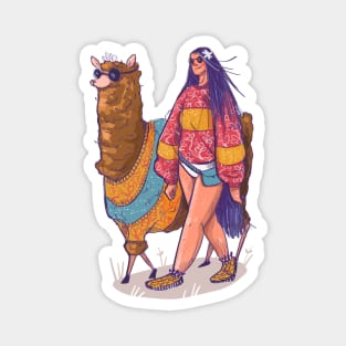 Cool Alpaca Magnet