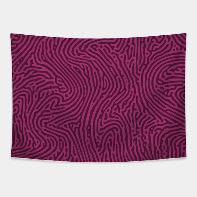 Liquid Turing Pattern (Purple Pink) Tapestry by John Uttley