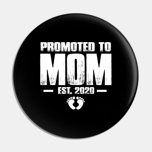 Promoted to Mom 2020 Funny Mother's Day Gift Ideas For New Mommy Pin by smtworld