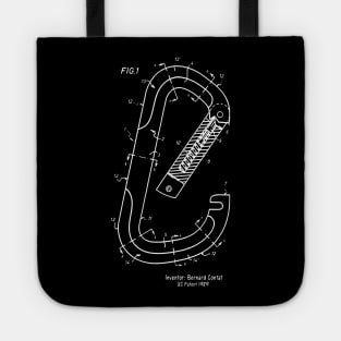 Rock Climbing Mountaineering Gift Patent Print Tote
