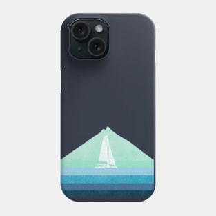 Sailing in the shades of blue Phone Case