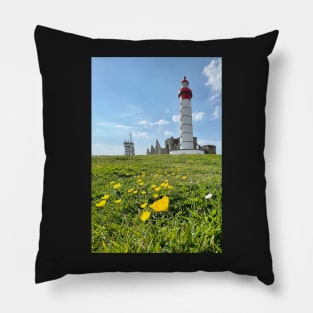 Saint-Mathieu in spring Pillow