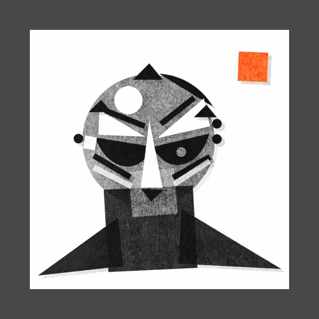 MF DOOM by SHAPE ROCK T