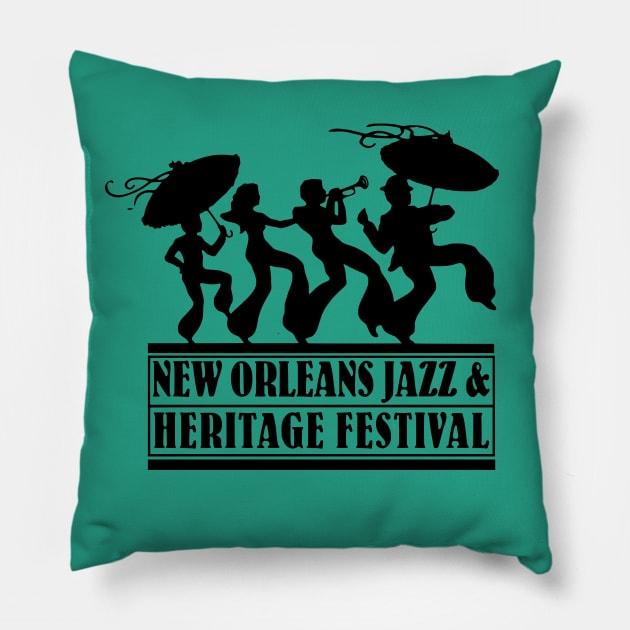 New Orleans Pillow by NomesInk