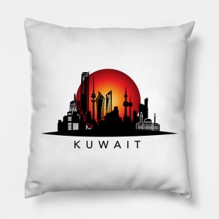 Kuwait Skyline Pillow