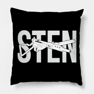 STEN British WW2 submachine gun Pillow