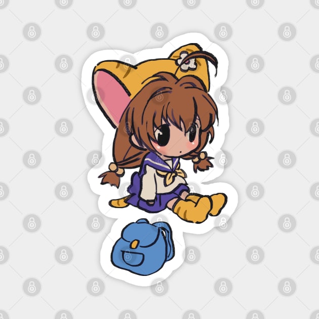 I draw very smol pastel puchiko / di gi charat Magnet by mudwizard