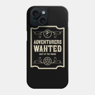 Adventurers Wanted Meet at the Tavern Retro Phone Case