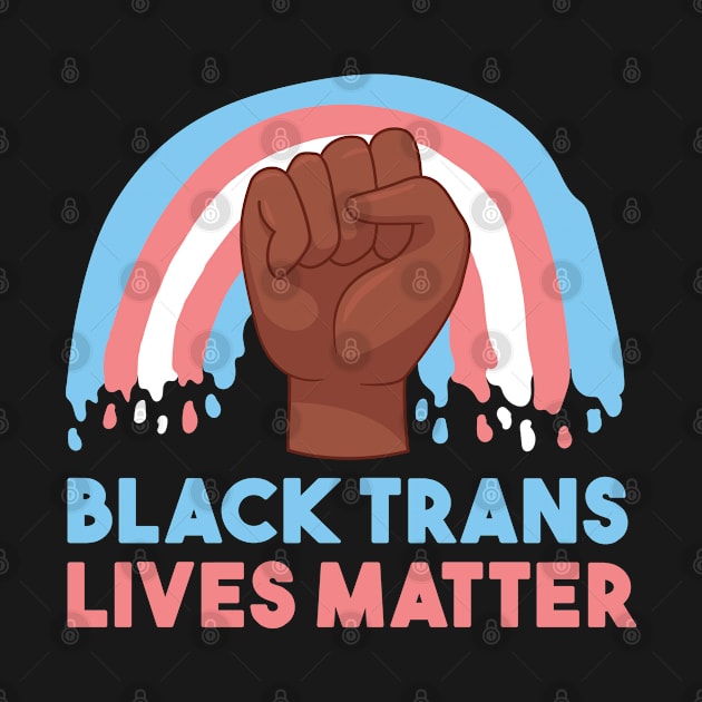 black trans lives matter pride month by DopamIneArt