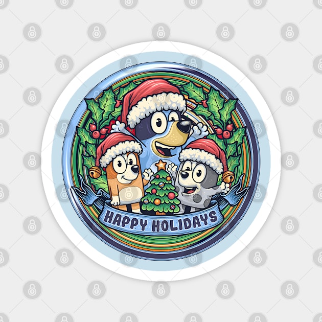 HAPPY HOLIDAYS Magnet by 96rainb0ws