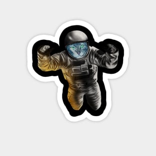 Funny Cat Astronout, Space Universe Magnet