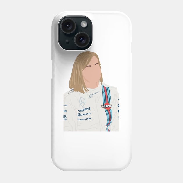 Susie Wolff for Williams Racing Phone Case by royaldutchness