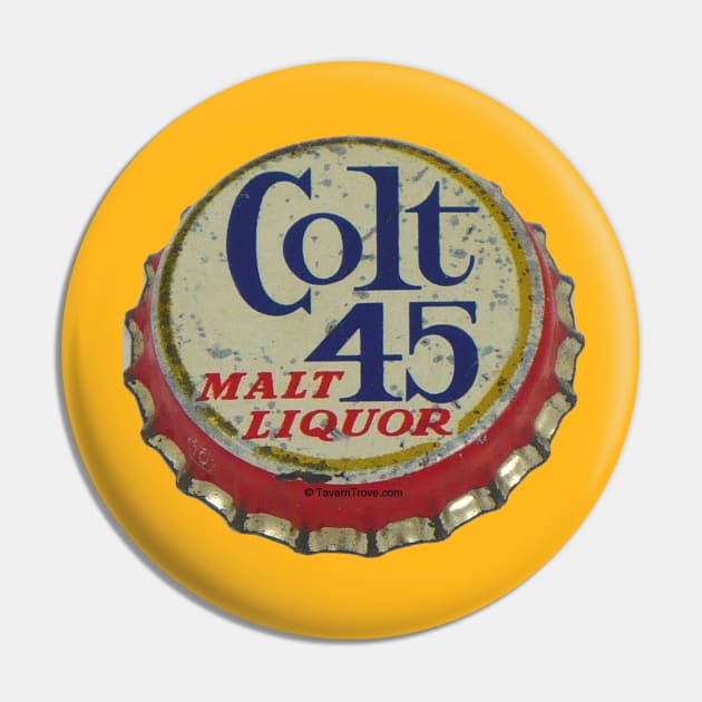 Colt 45 Bottle Cap Pin by RetroZest