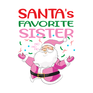 Santa's Favorite Sister T-Shirt